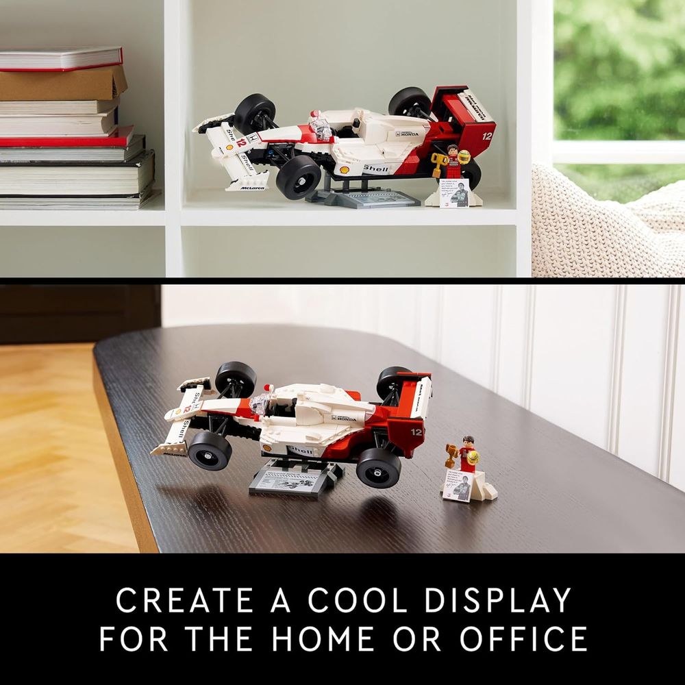 10330 Lego Mclaren Mp4/4 e Ayrton Senna - MP Brinquedos