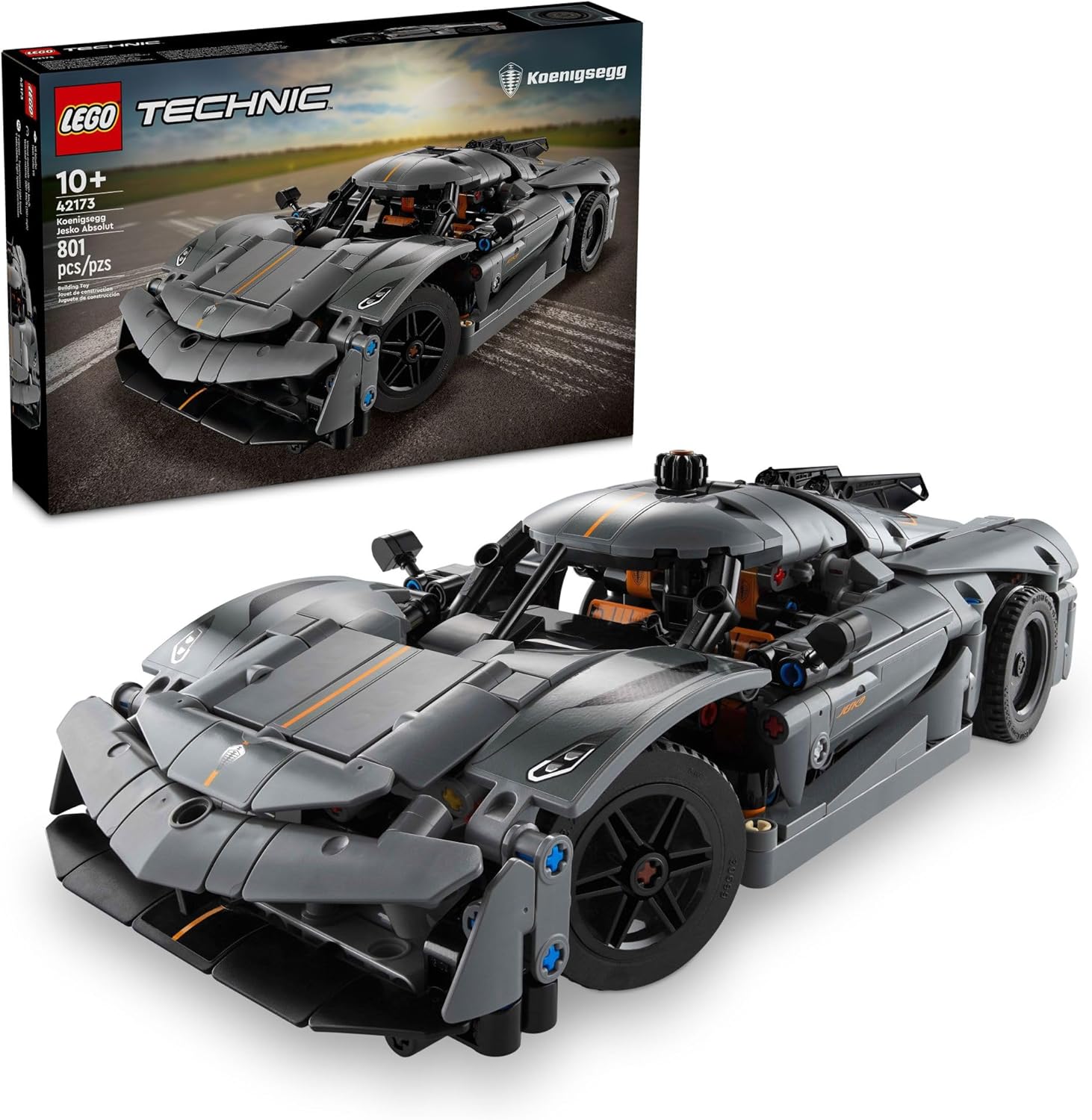 42173 Lego Technic - Hipercarro Koenigsegg Jesko Absolut Cinza