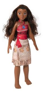 Boneca Moana Princesas Disney - Mini My Size - Baby Brink
