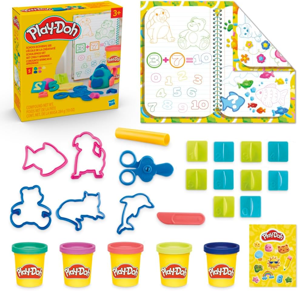 Massinha Play-Doh - Conjunto Brincar e Aprender F9144 - Hasbro