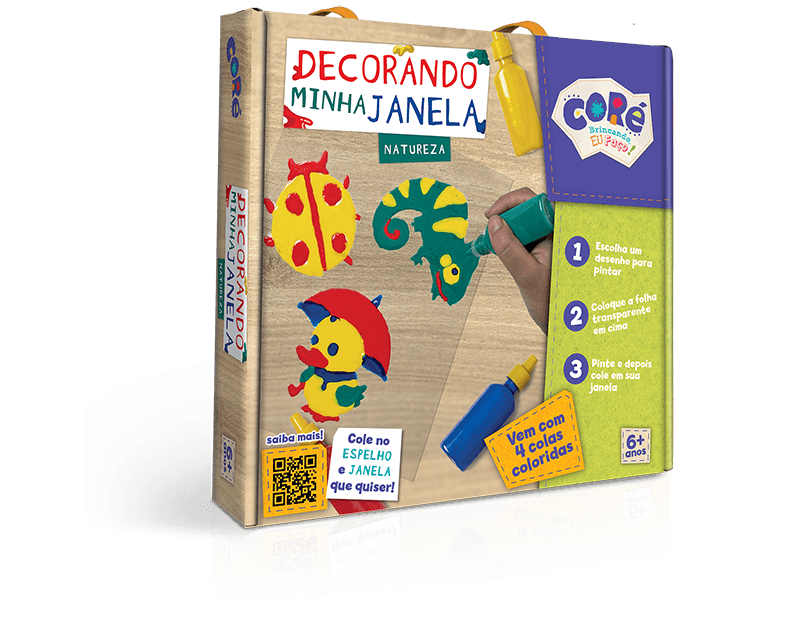 Kit de Pintura - Decorando Minha Janela - Natureza - Toyster