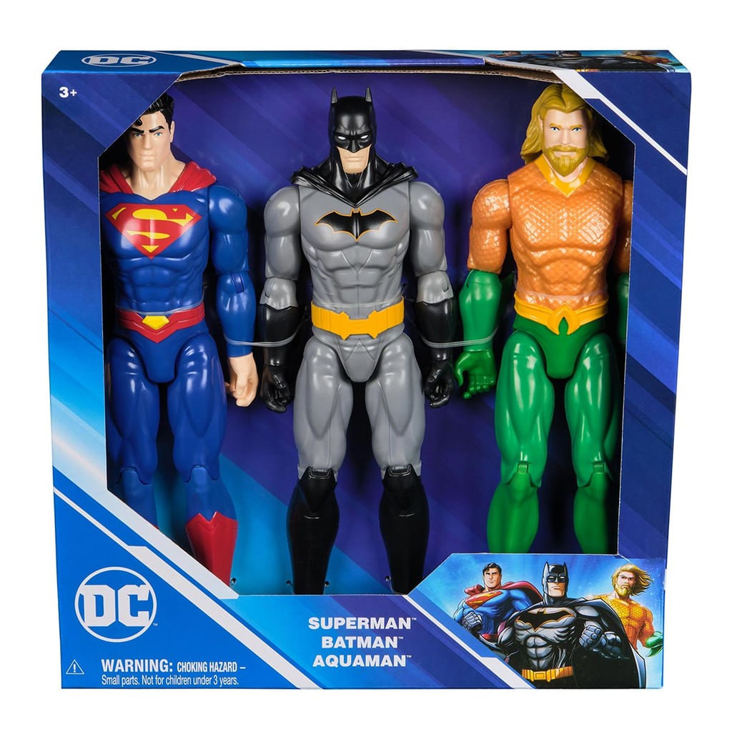 Dc Heroes - Pack com 3 Figuras 30cm - Sunny
