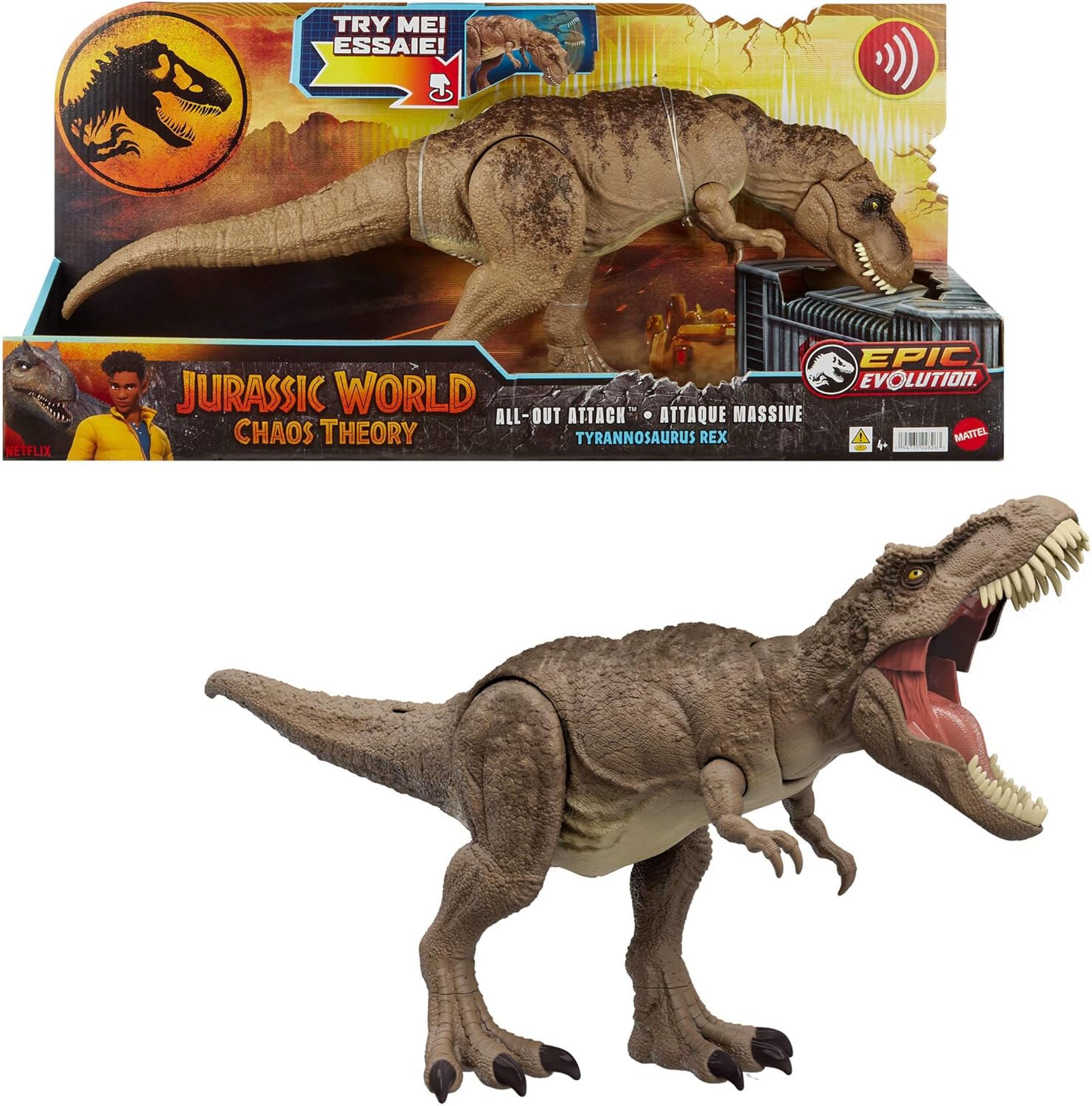 Jurassic World - Dinossauro Ataque Total - Tiranossauro Rex Hxf53