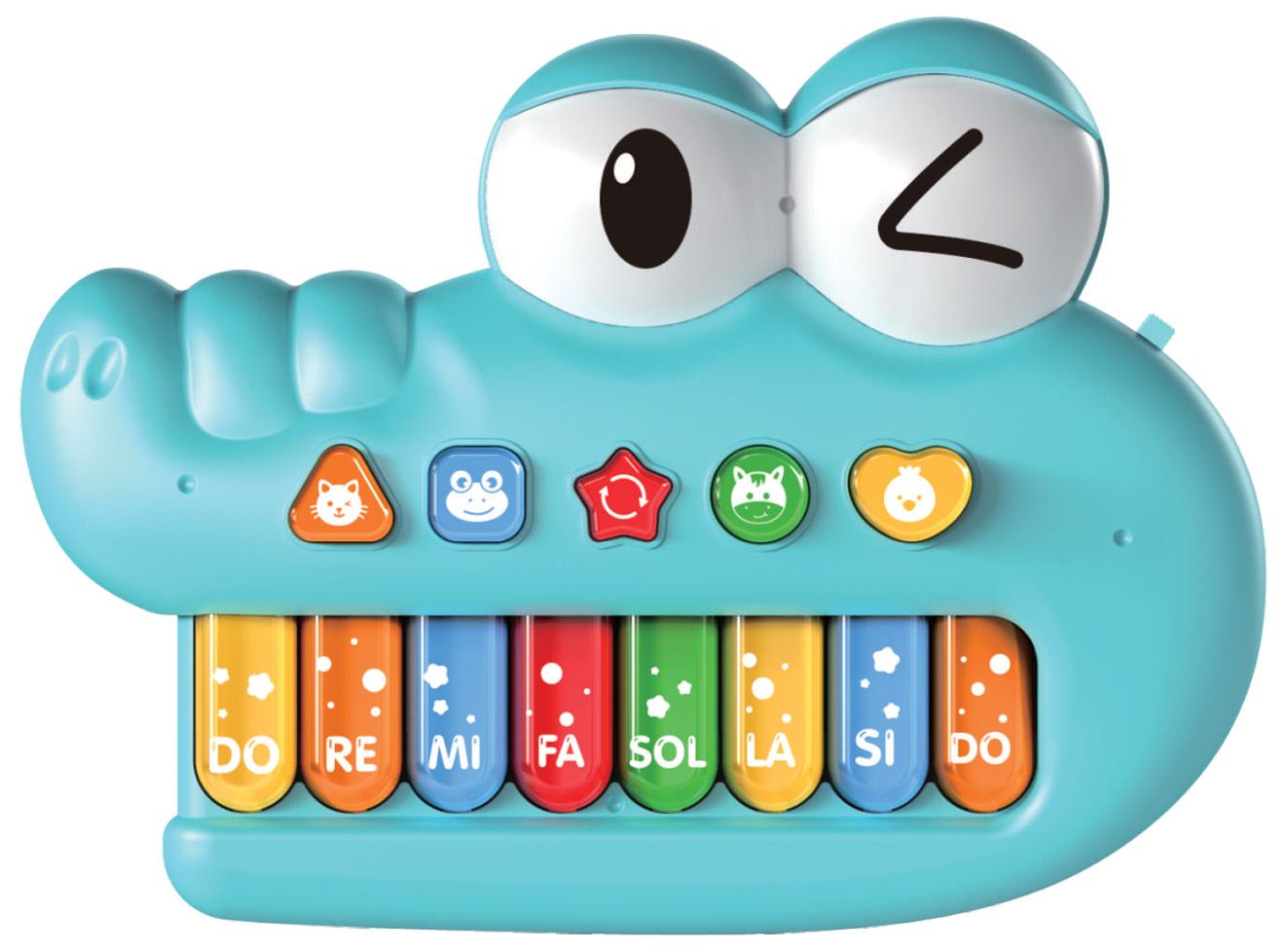 Piano Musical Crocodilo - Braskit
