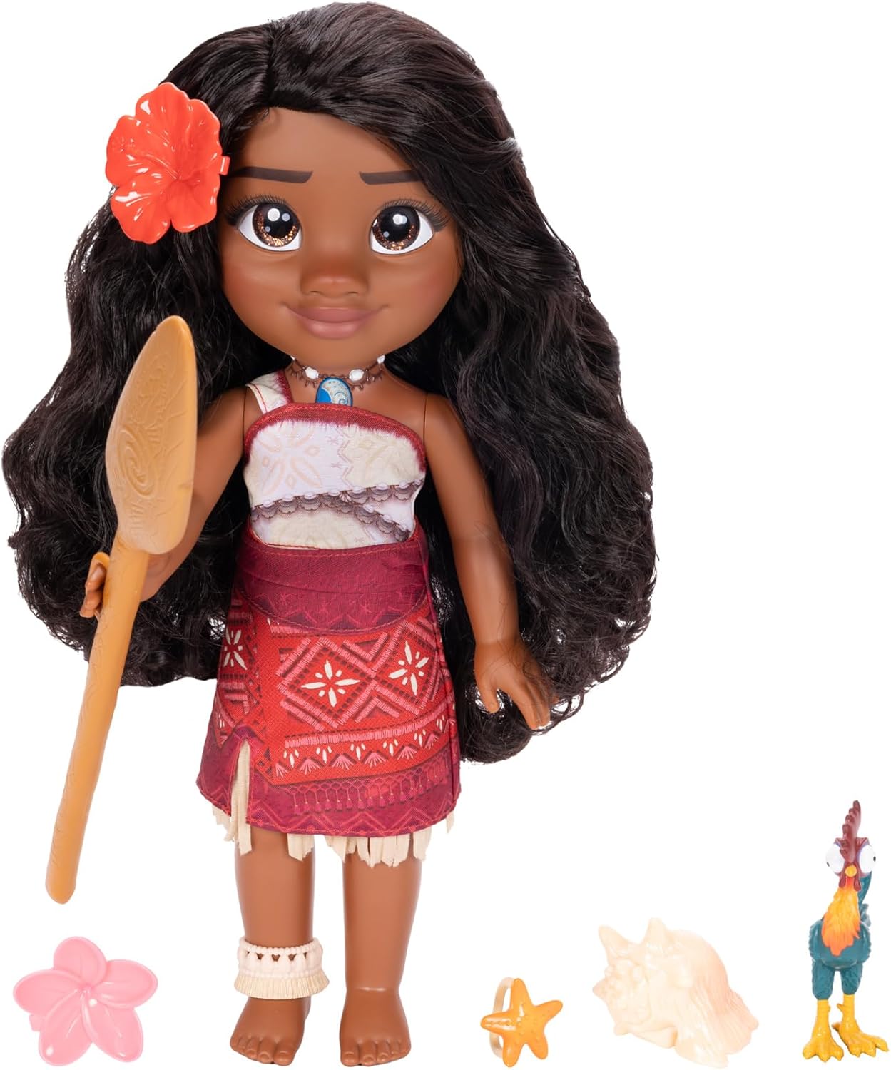 Moana 2 - Figura Deluxe - Minha Amiga Cantora e Heihei - Sunny