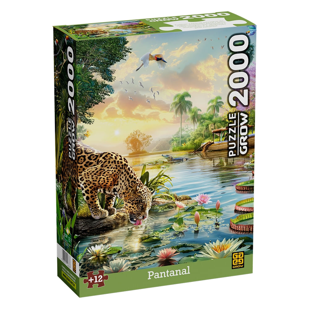 Quebra-Cabeça 2000 Peças - Pantanal - Grow