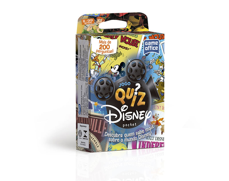 Jogo Quiz da Disney - Pocket - Toyster