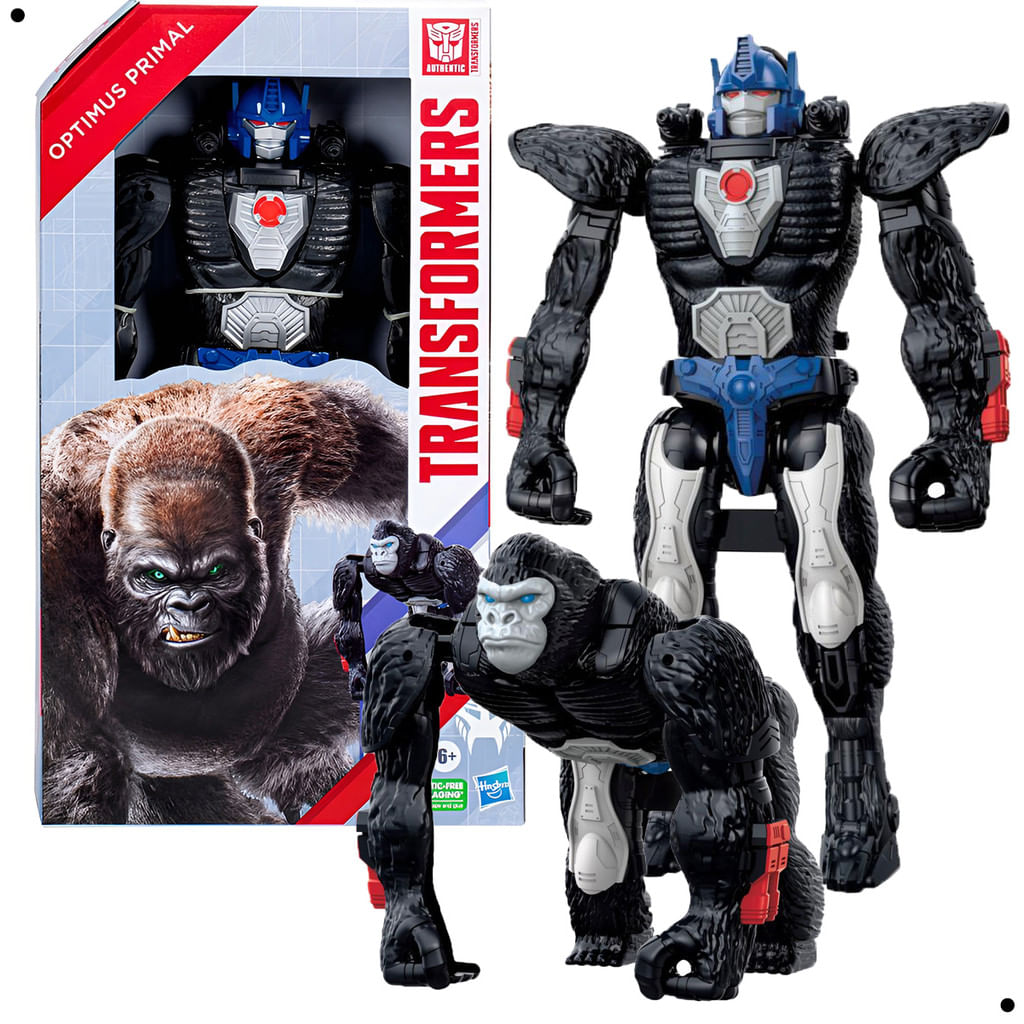 Transformers Boneco Authentics Titan - Optimus Primal F3745