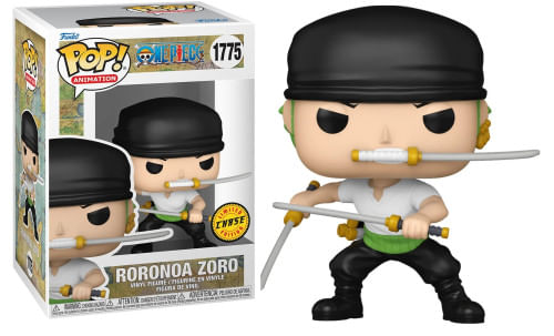 Funko Pop - One Piece - Roronoa Zoro com 2 Espadas Chase Edição Limitada #1775