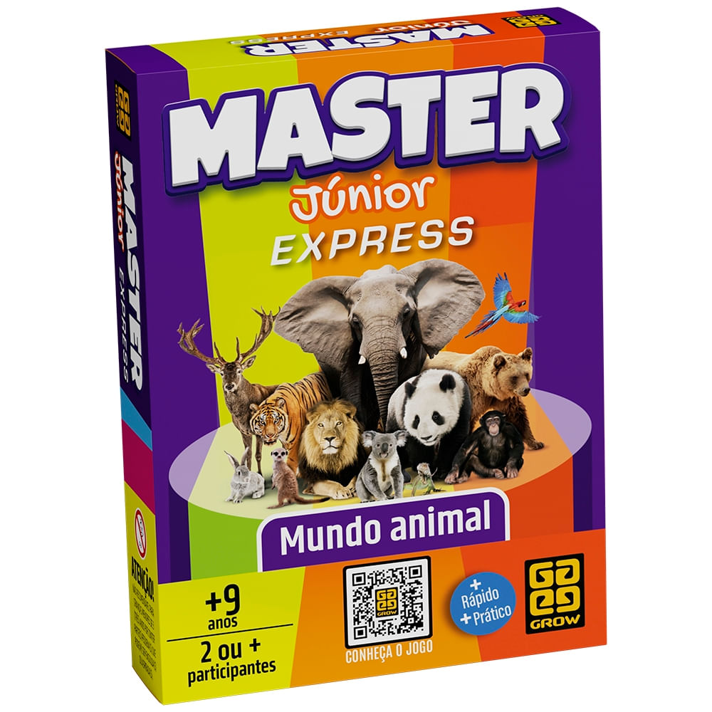 Jogo Master Junior Express - Mundo Animal - Grow