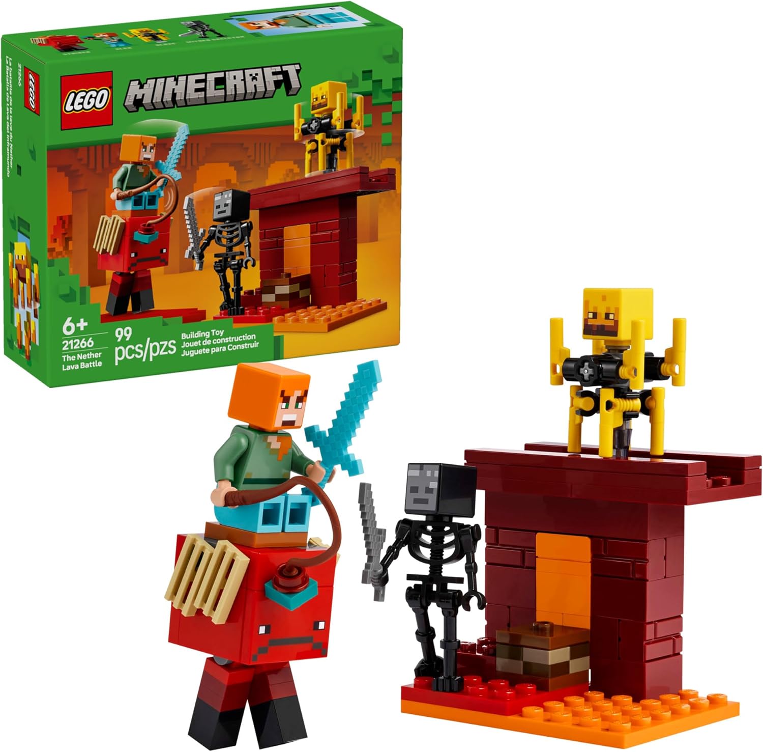 21266 Lego Minecraft - a Batalha de Lava do Nether