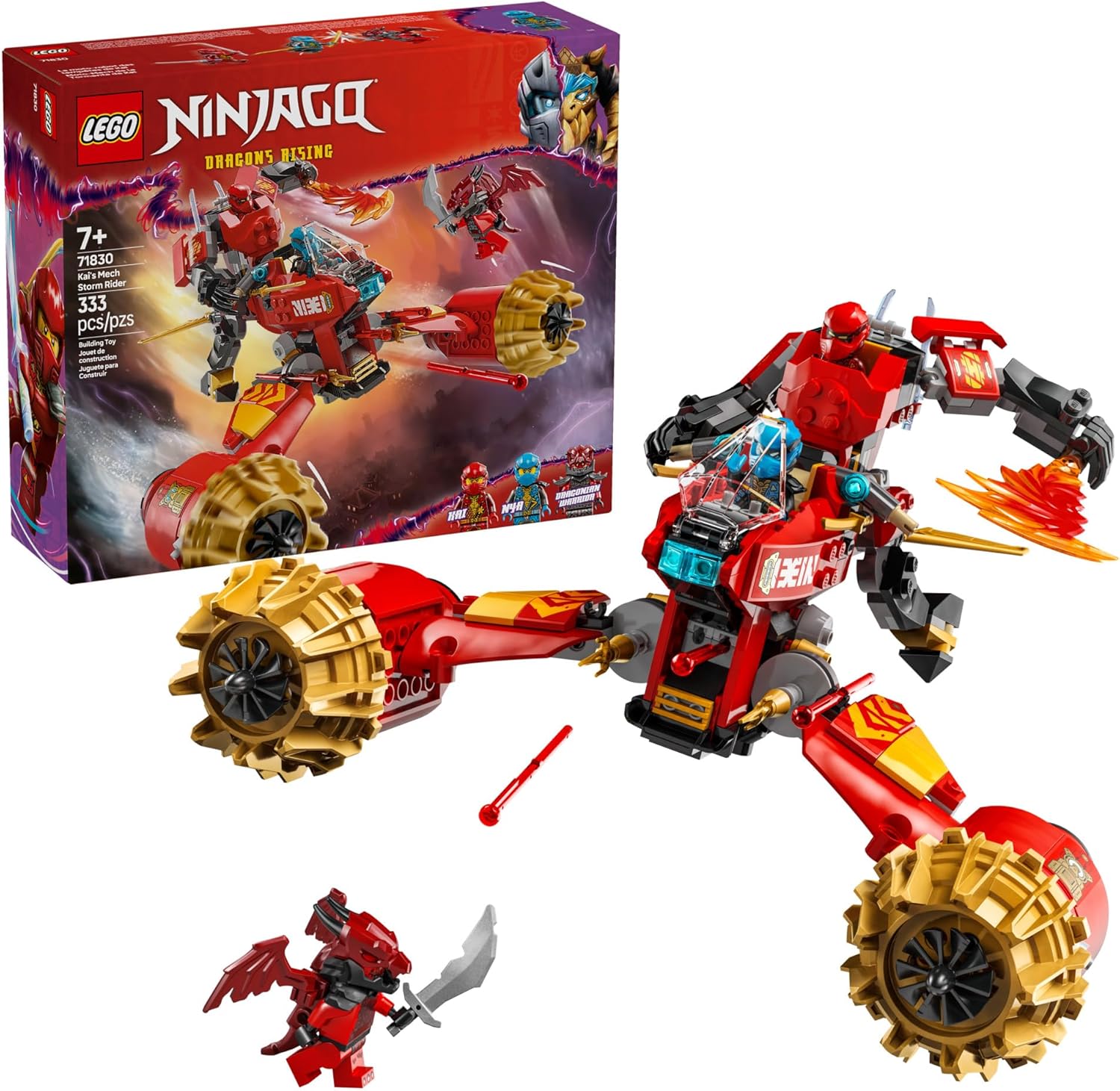71830 Lego Ninjago - Meca Cavaleiro da Tempestade do Kai