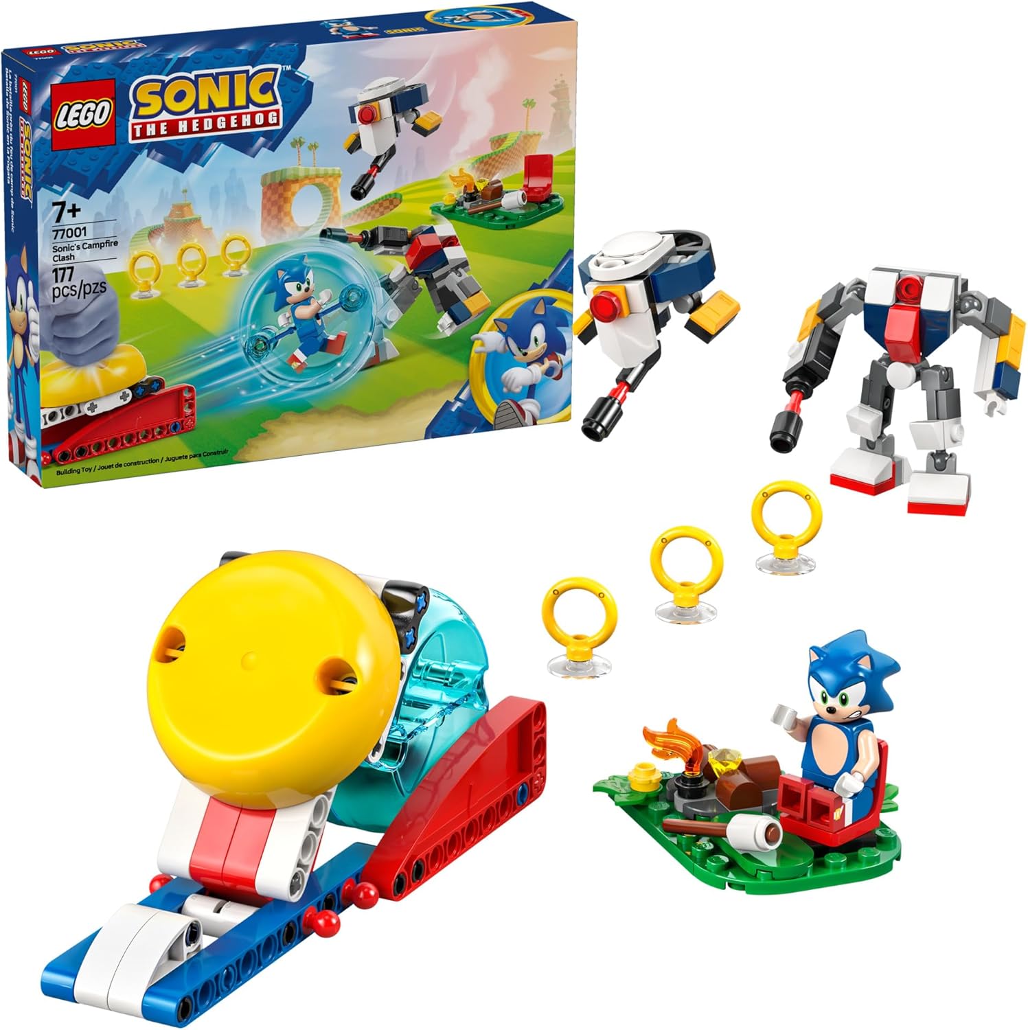 77001 Lego Sonic - Batalha Na Fogueira do Sonic