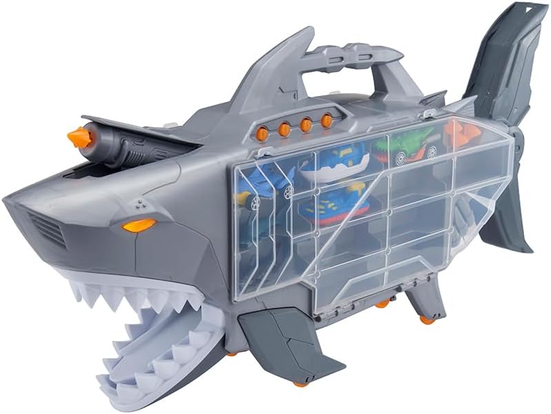 Maleta Transportadora de Carrinhos Robô Shark com Luzes e Sons F0111-5 - Fun