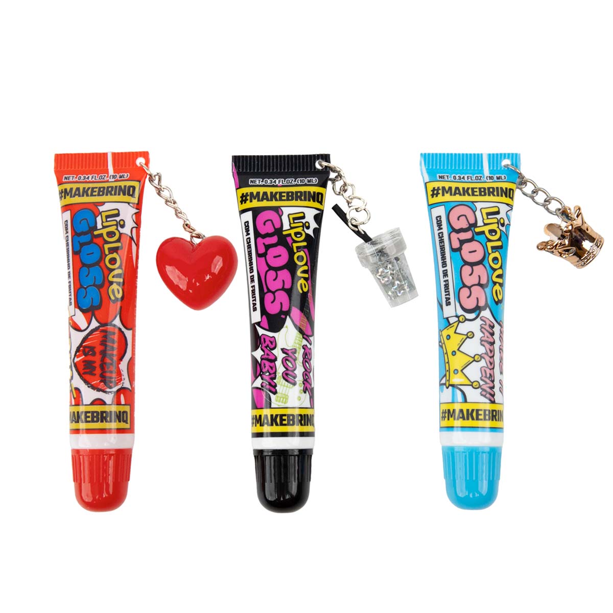 Gloss Liplove com Cheirinho de Frutas Mk72 - Polibrinq