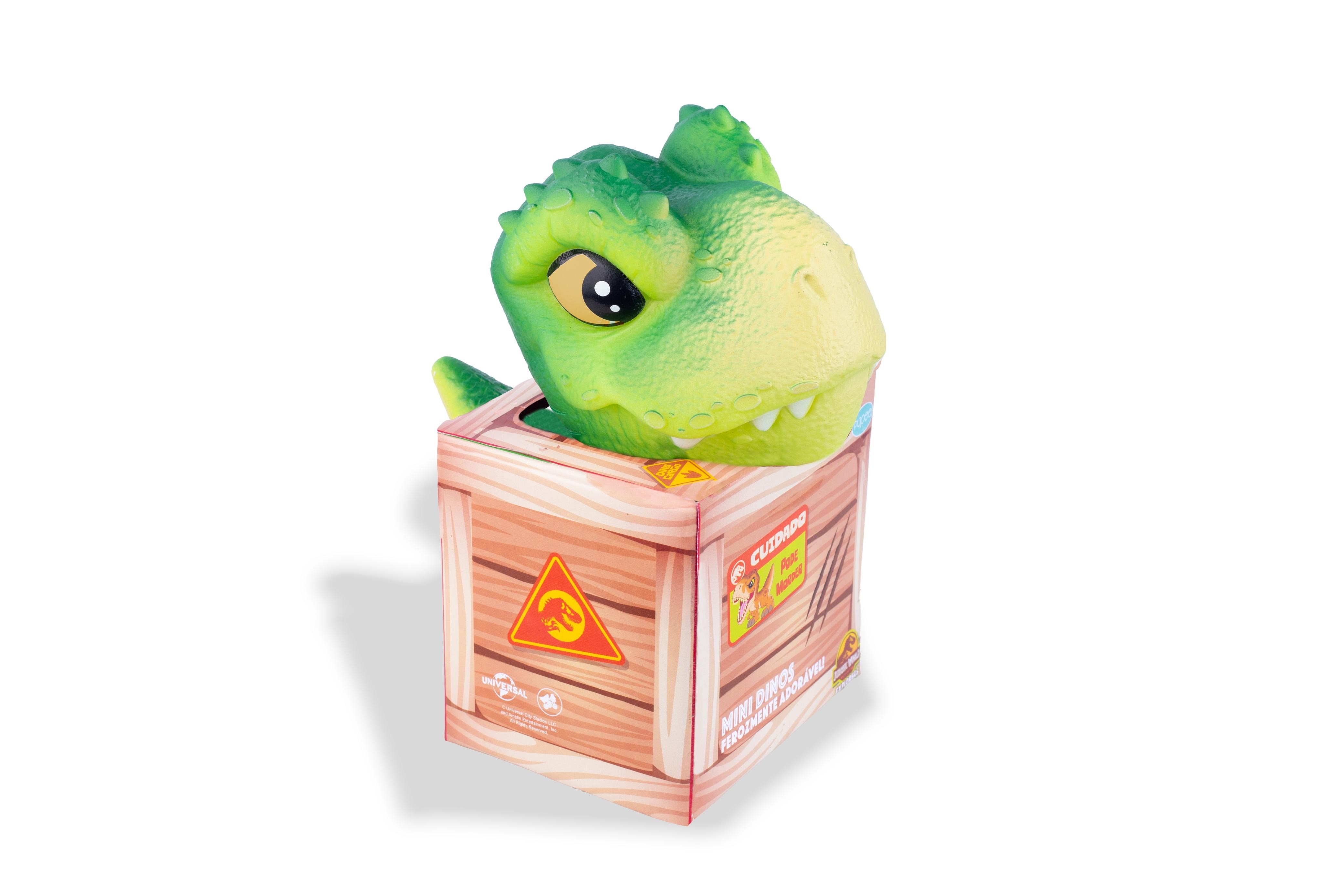Jurassic World - Dinossauro Mini T-Rex (verde) Na Casinha - Pupee