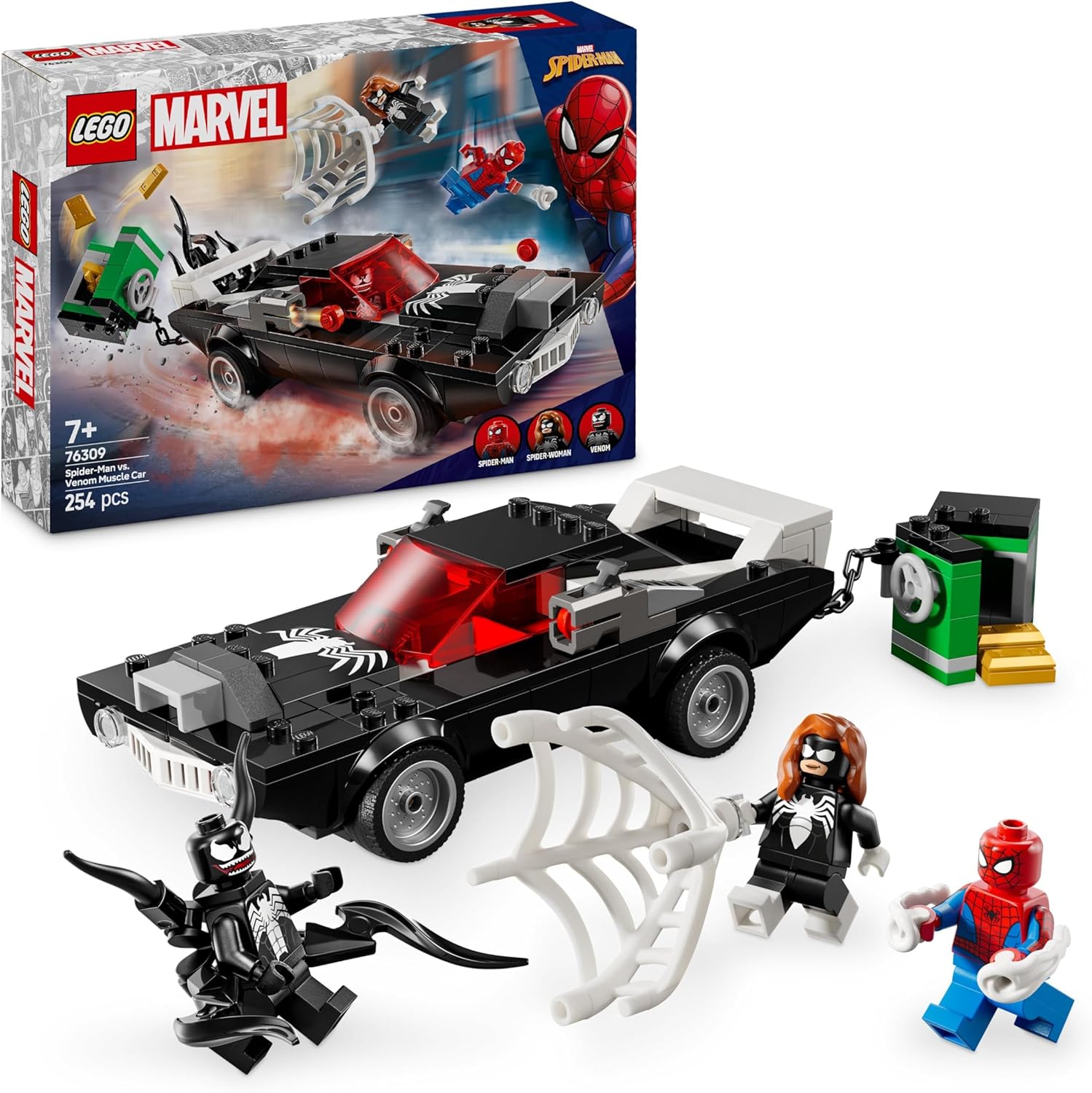 76309 Lego Marvel - Homem Aranha Contra Muscle Car do Venom