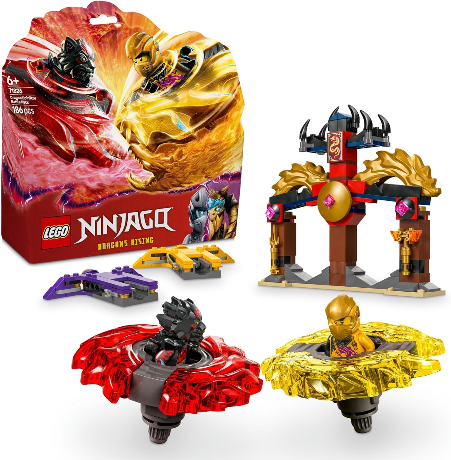 71826 Lego Ninjago - Pack de Combate do Spinjitzu de Dragão