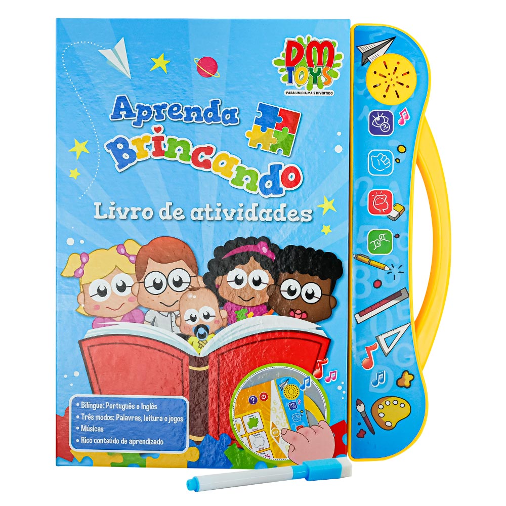Aprenda Brincando Livro de Atividades - Dm Toys