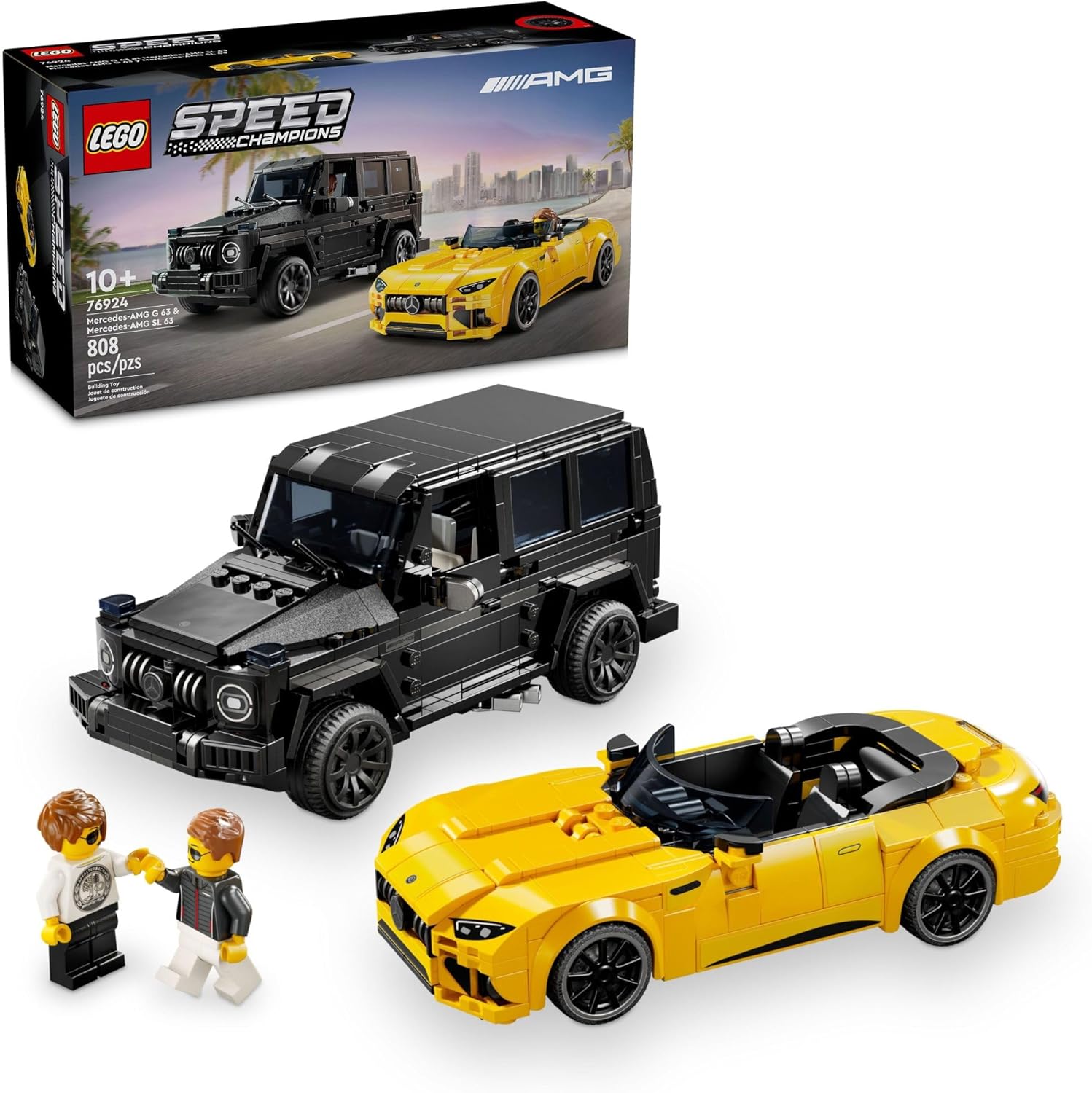 76924 Lego Speed Champions - Mercedes-Amg G 63 e Mercedes Amg Sl 63