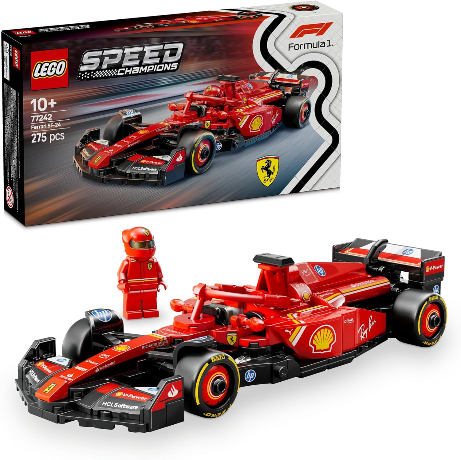 77242 Lego Speed Champions - Fórmula 1 - Ferrari Sf-24