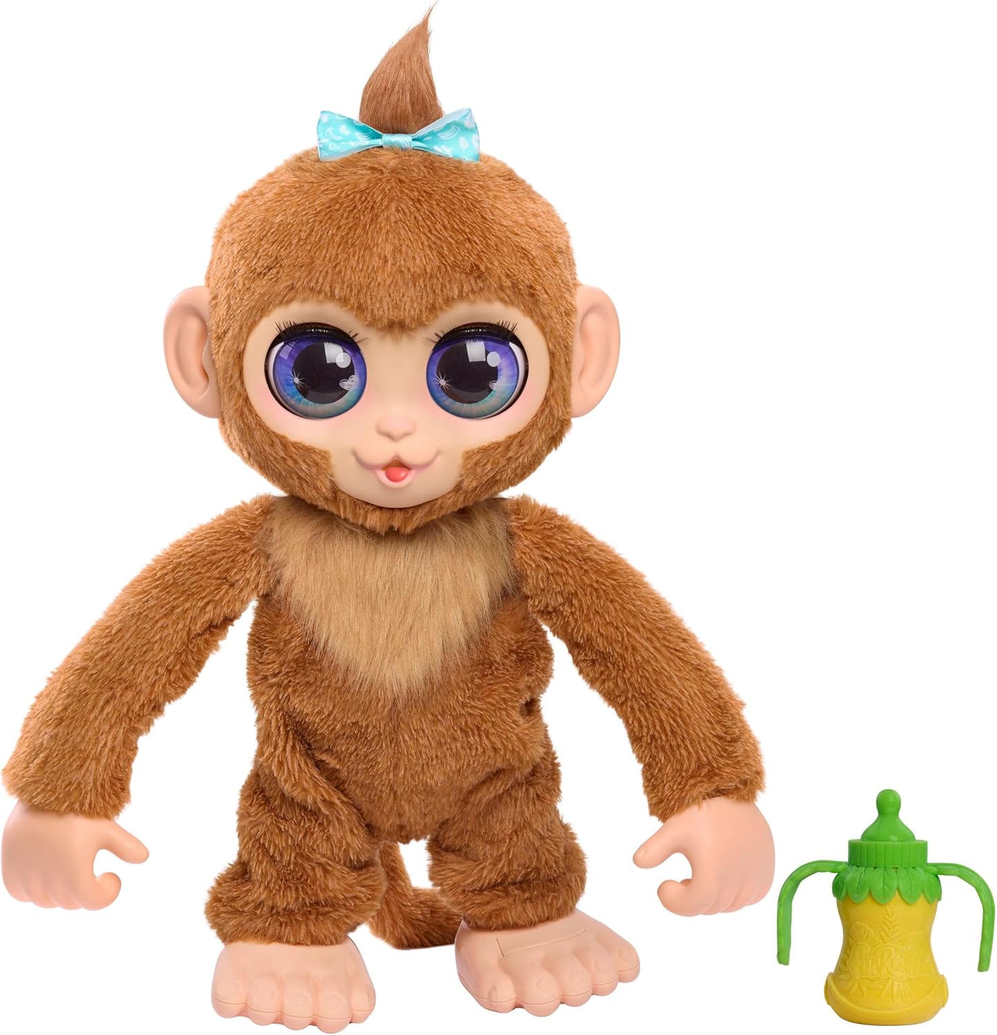 Fur Real - Amendoim, o Macaco Brincalhão - Pelúcia Interativa - Sunny