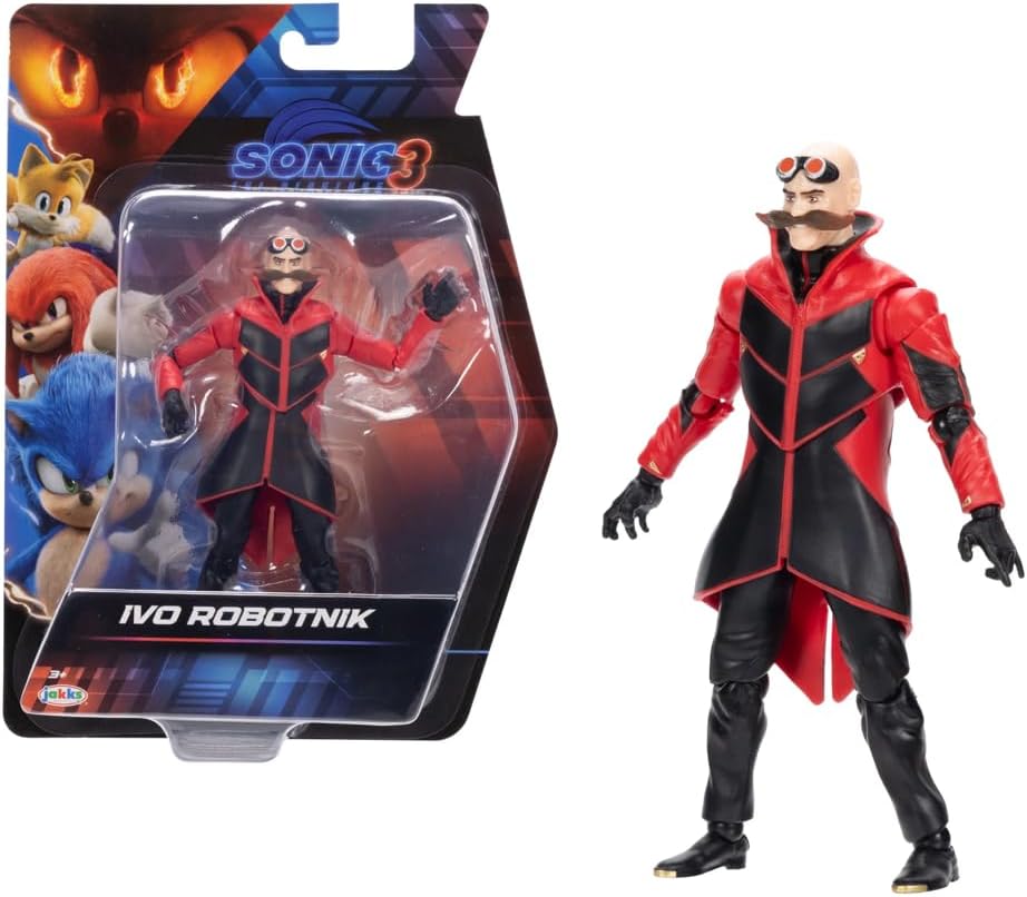 Sonic 3 - Boneco Articulado Ivo Robotnik - Sunny
