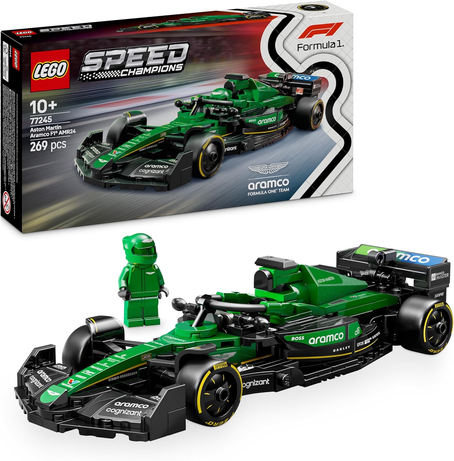 77245 Lego Speed Champions - Fórmula 1 - Aston Martin Aramco F1 Amr24