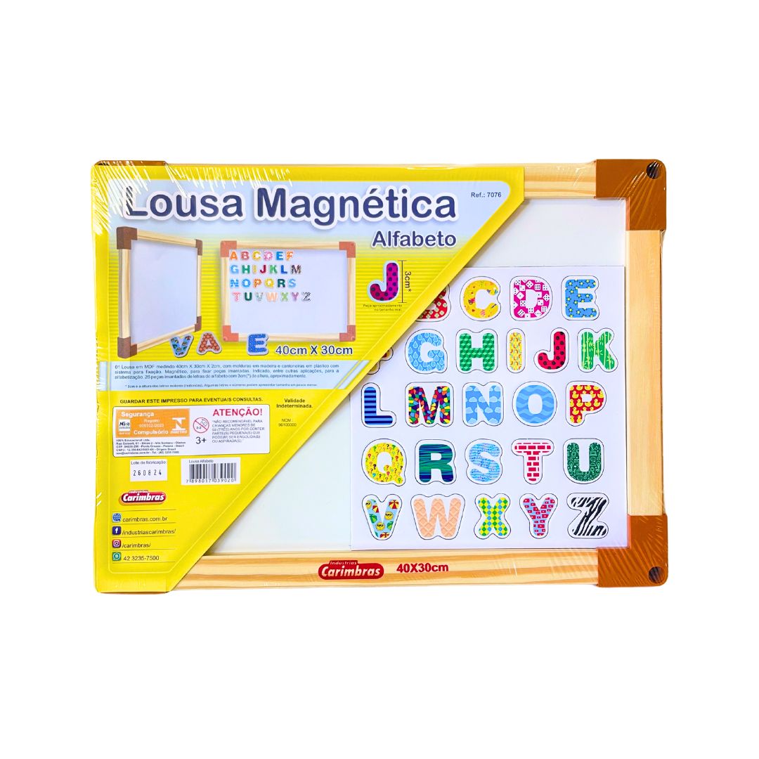 Lousa Magnética Alfabeto - Carimbras