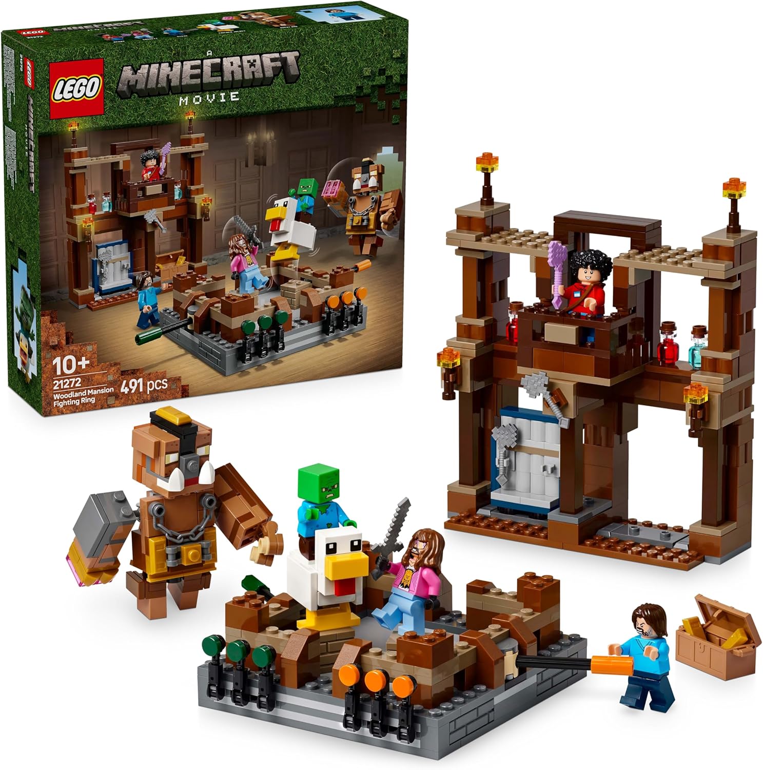 21272 Lego Minecraft Movie - Ringue de Luta da Mansão Woodland