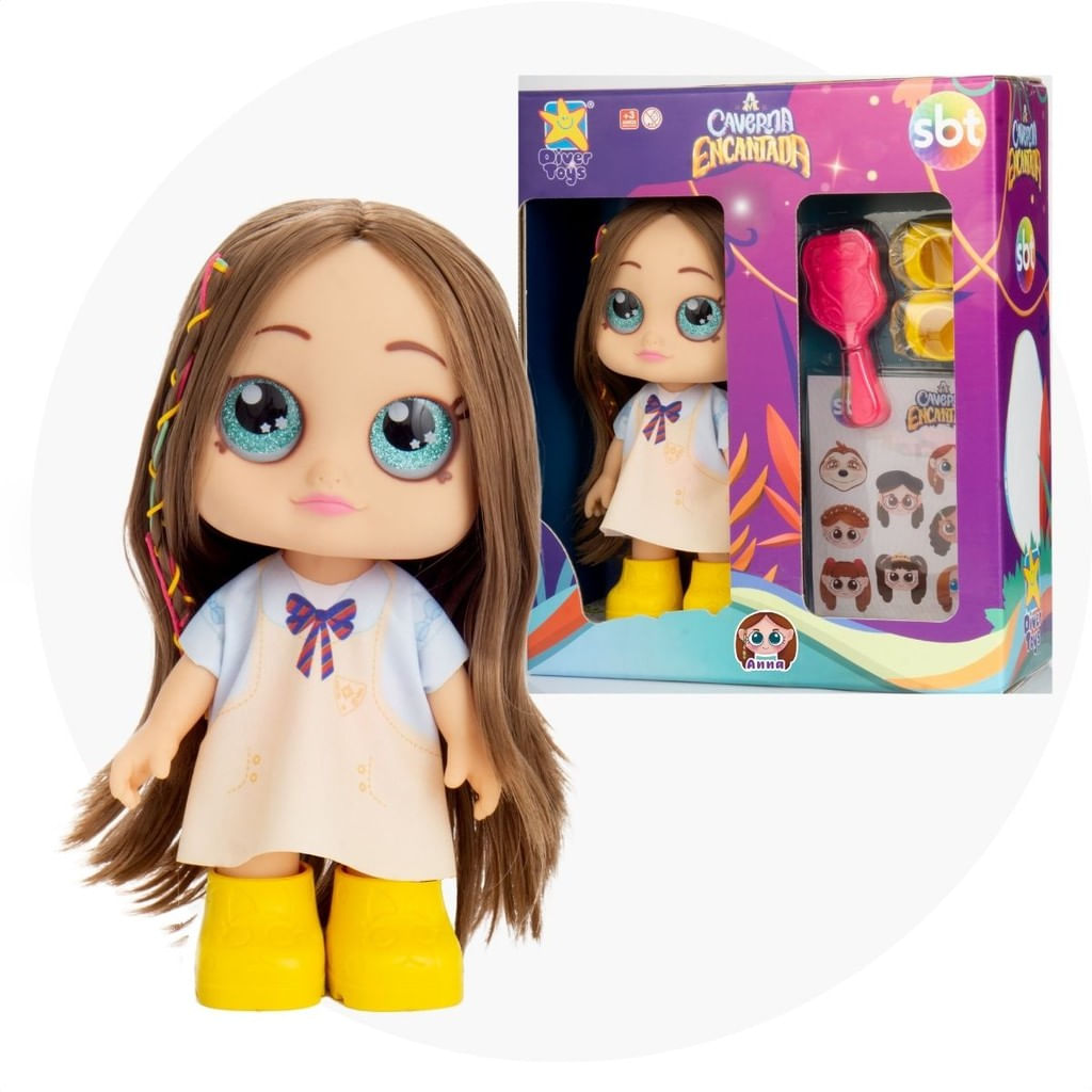 A Caverna Encantada - Boneca Anna - Divertoys