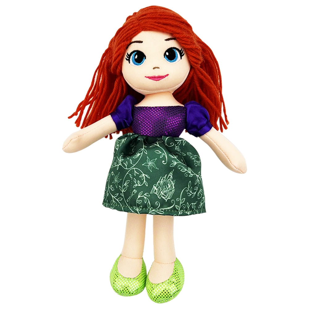 Princesas Disney - Boneca de Pano 25cm - Ariel - Toyng