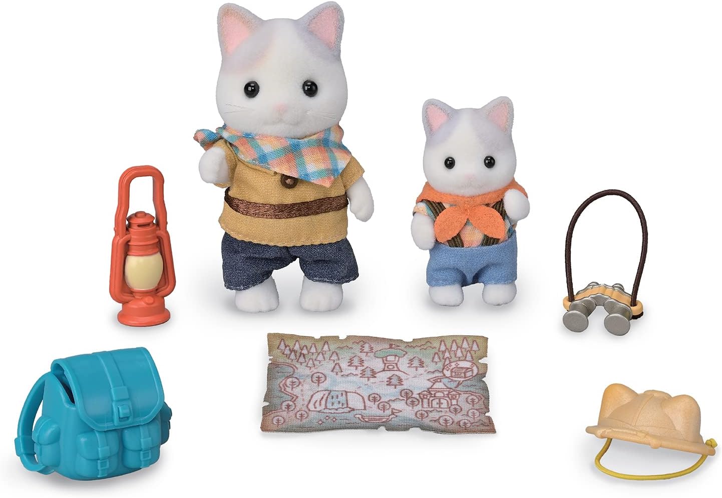 Sylvanian Families - Conjunto Exploração Animada - Irmão e Bebê Gatos de Leite