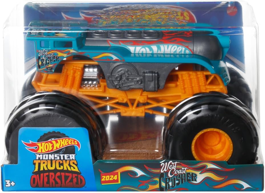 Hot Wheels - Monster Trucks 1:24 - West Coast Crusher Jdr12