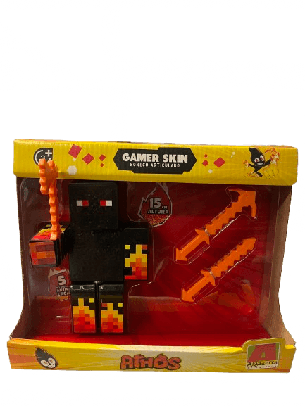 Boneco Athos Youtuber 15cm com 3 Acessórios - Algazarra