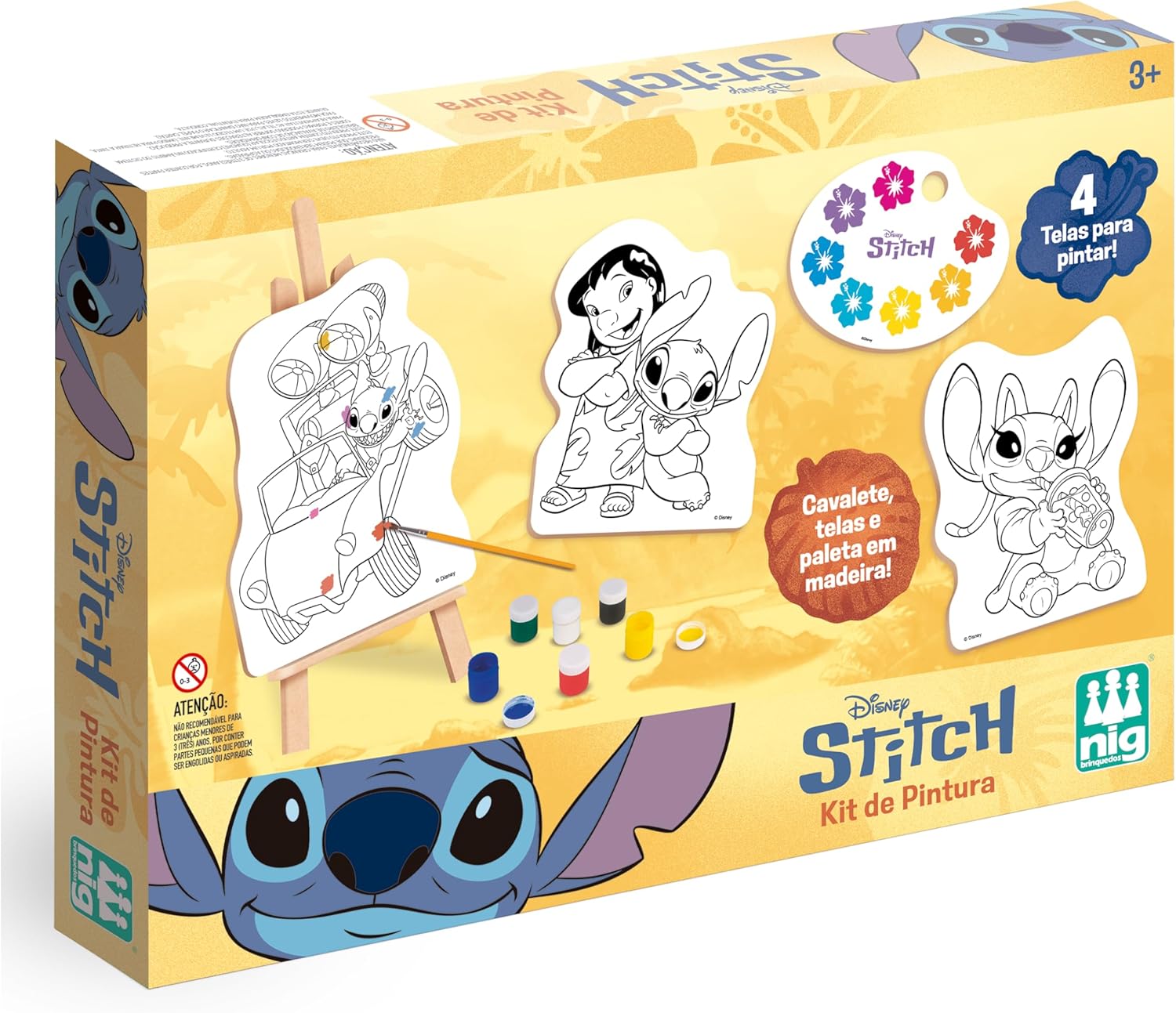 Stitch - Kit de Pintura - Nig