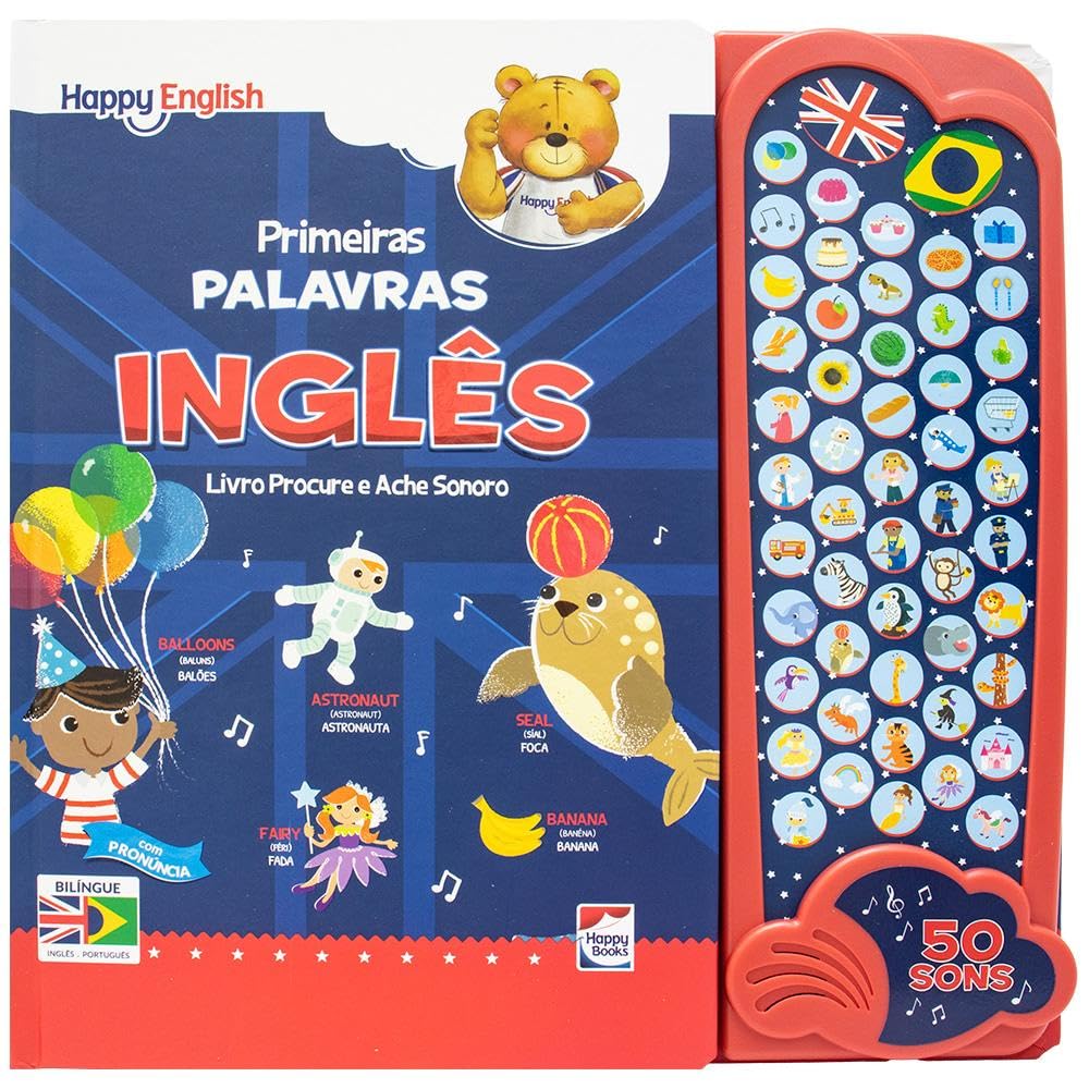 Livro - Procure e Encontre - Livro Sonoro: Primeiras Palavras Inglês