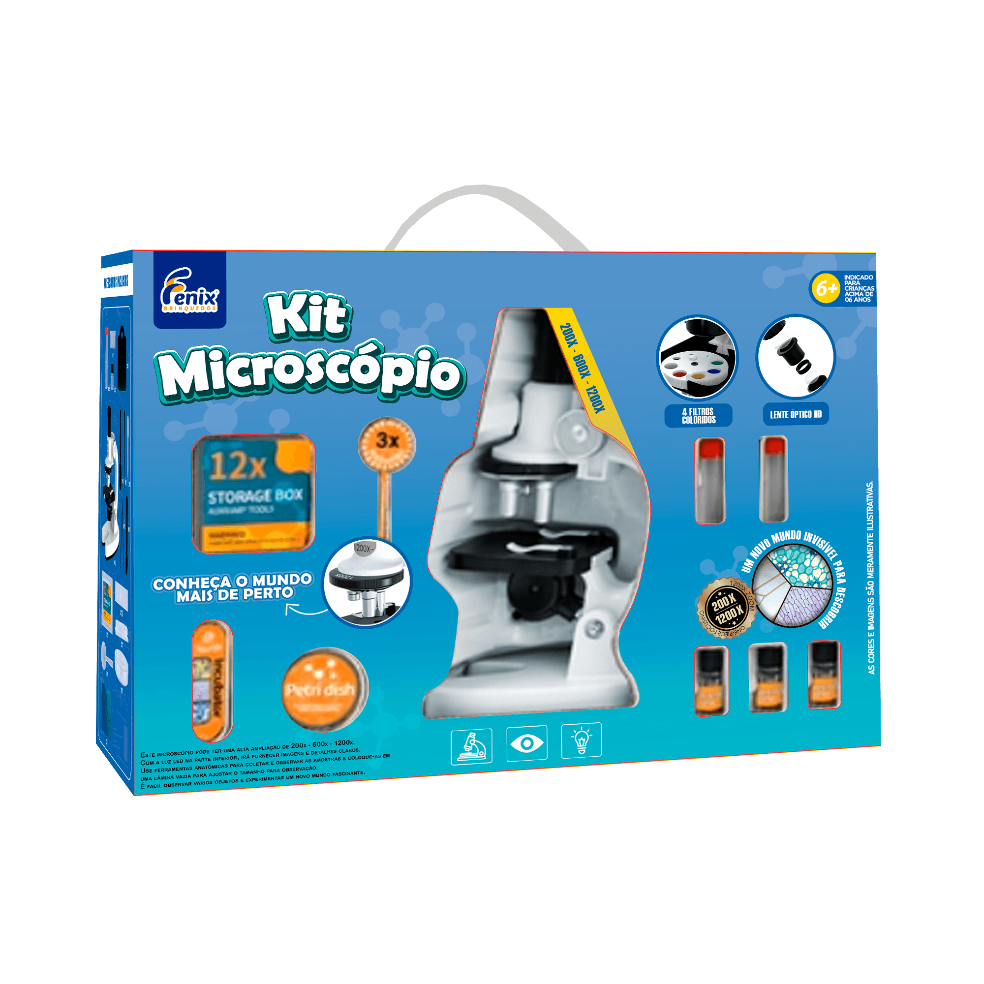 Kit Microscópio Infantil - Fenix