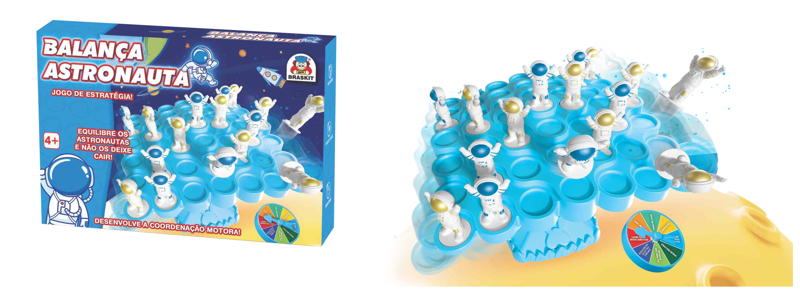 Jogo Balança Astronauta - Braskit