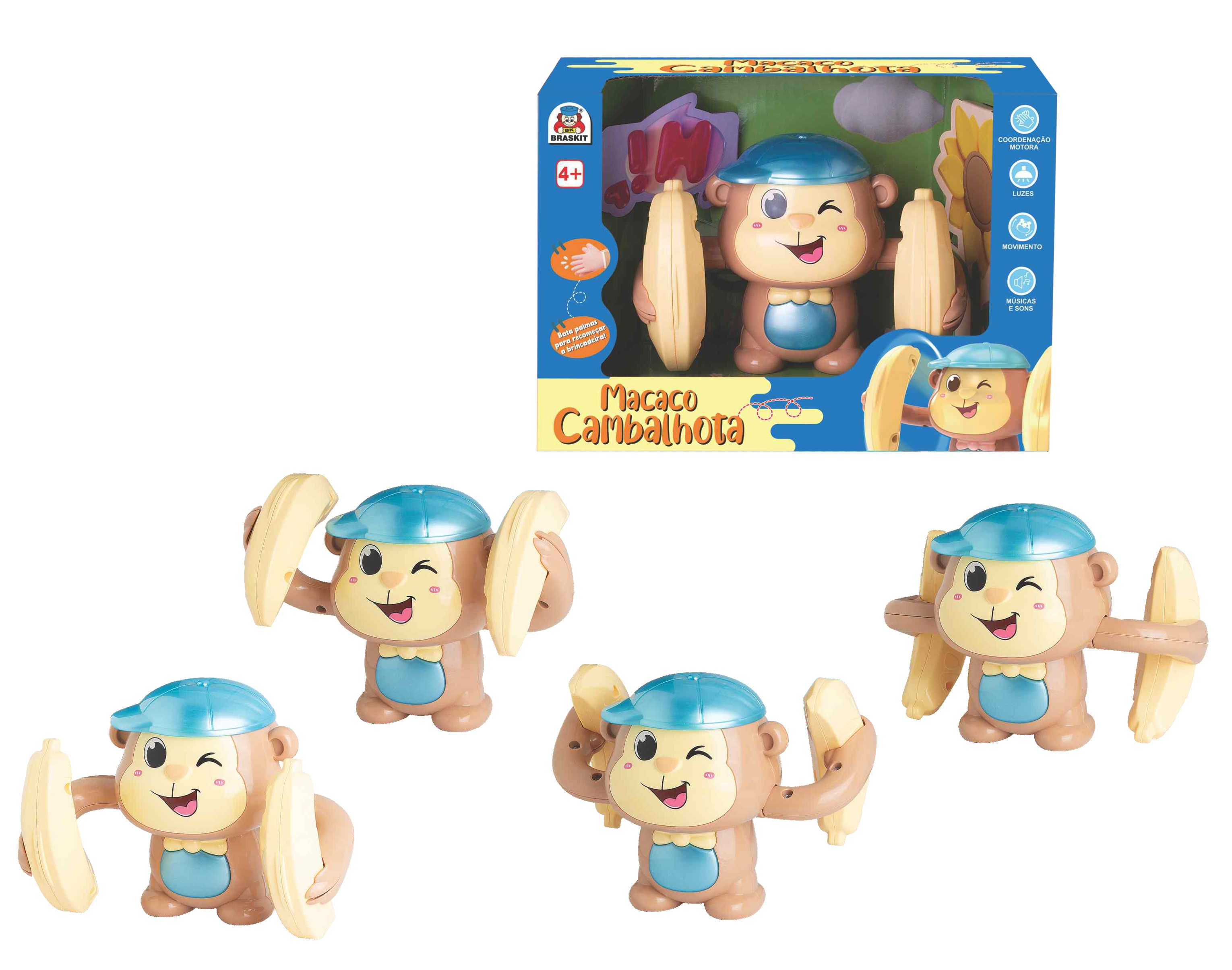 Macaco Cambalhota - Braskit