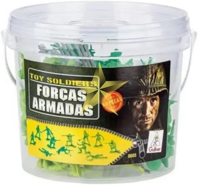 Balde Forças Armadas com 54 Soldados - Gulliver