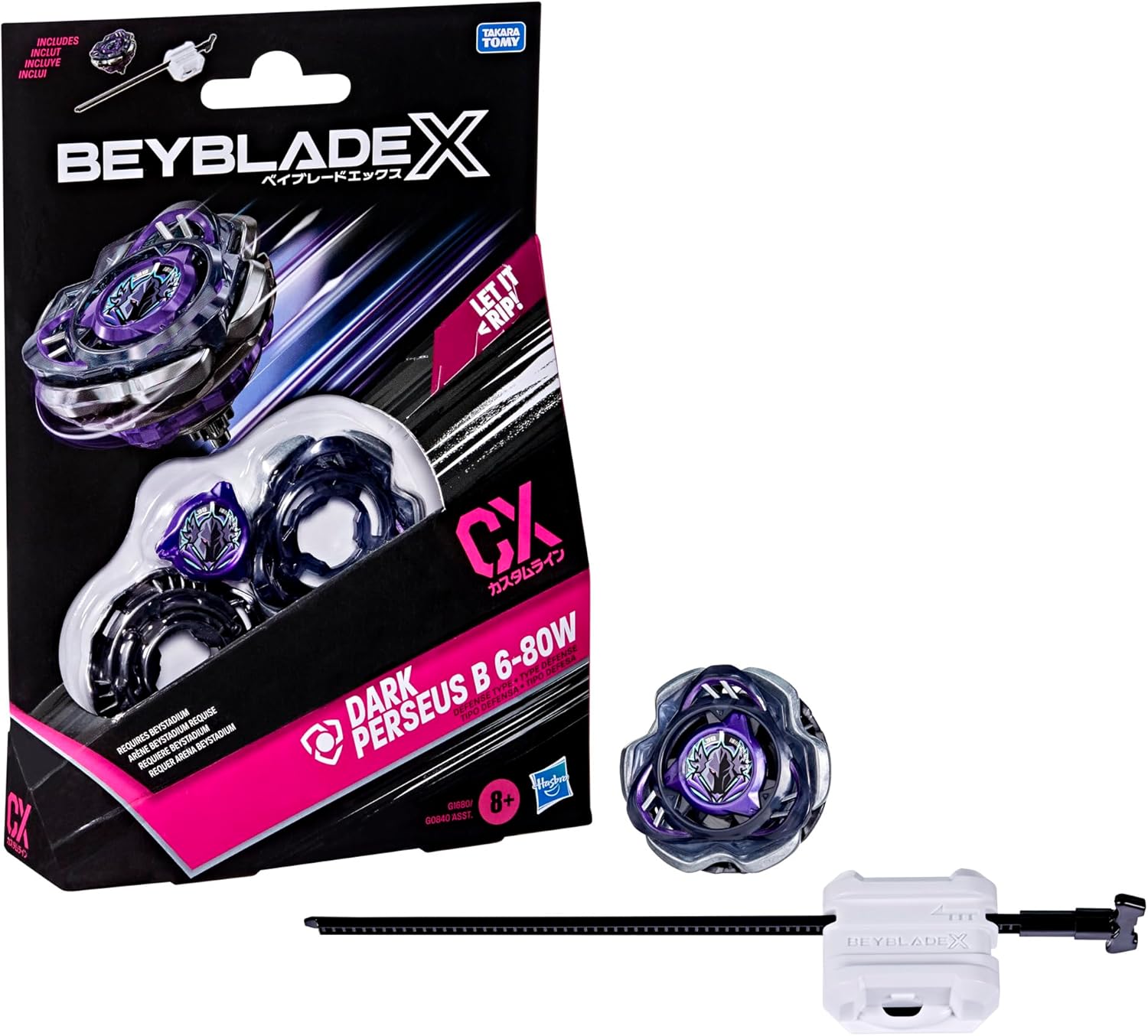 Beyblade X - Pião Dark Perseus B 6-80w G1680
