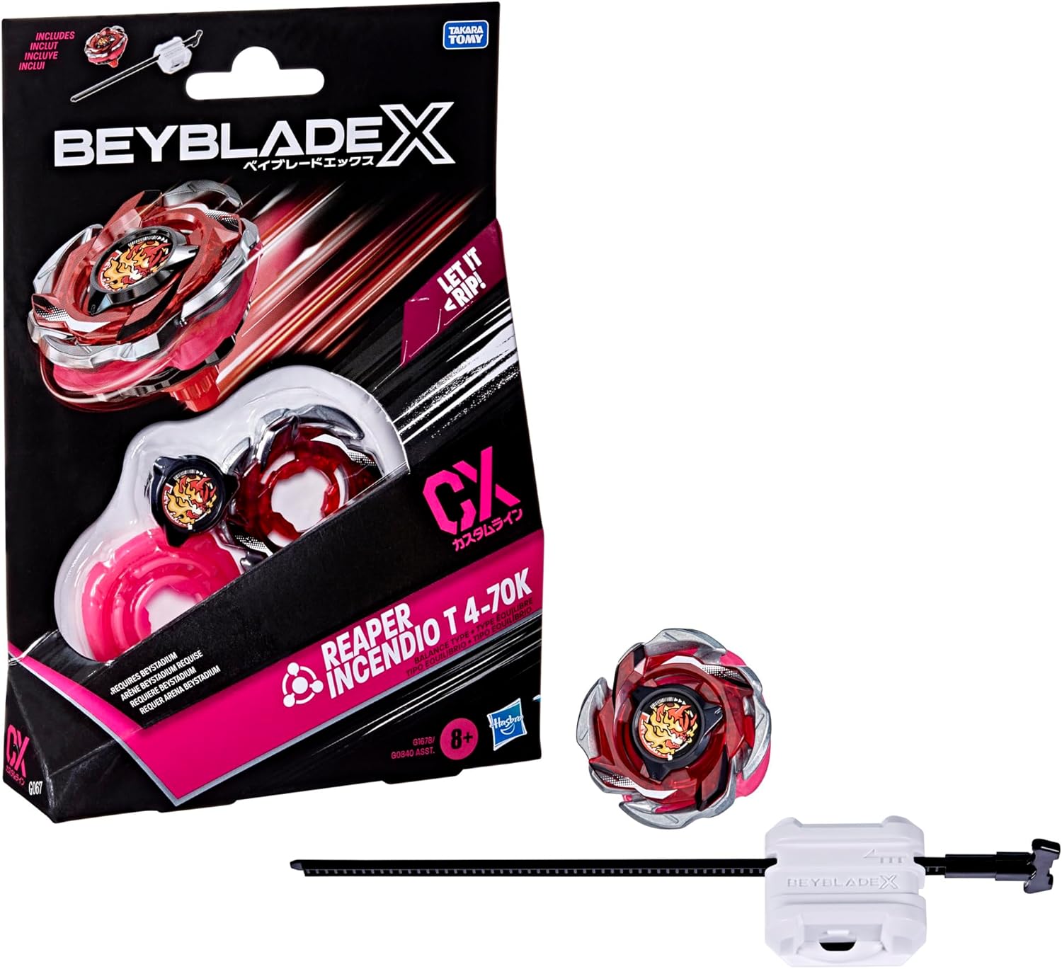 Beyblade X - Pião Reaper Incendio T 4-70k G1678
