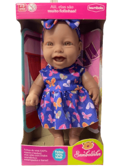 Boneca Bambolinha Negra 921 - Bambola