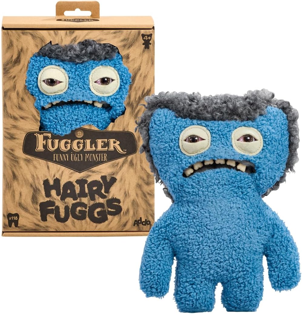 Fuggler - Monstro Hairy Fuggs 23cm - Gnawing Terror (azul)