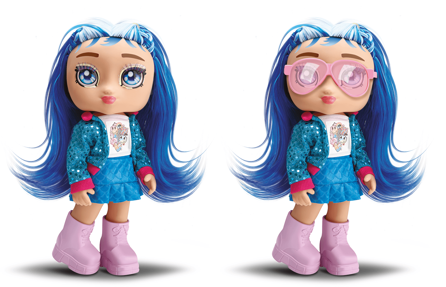 Boneca Diver Surprise Teen - Cabelo Azul - Divertoys