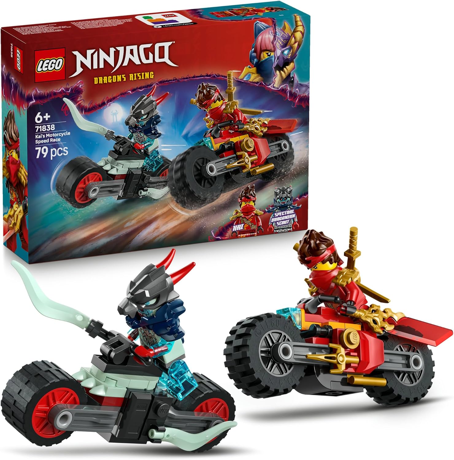 71838 Lego Ninjago - Corrida de Motocicleta Veloz do Kai