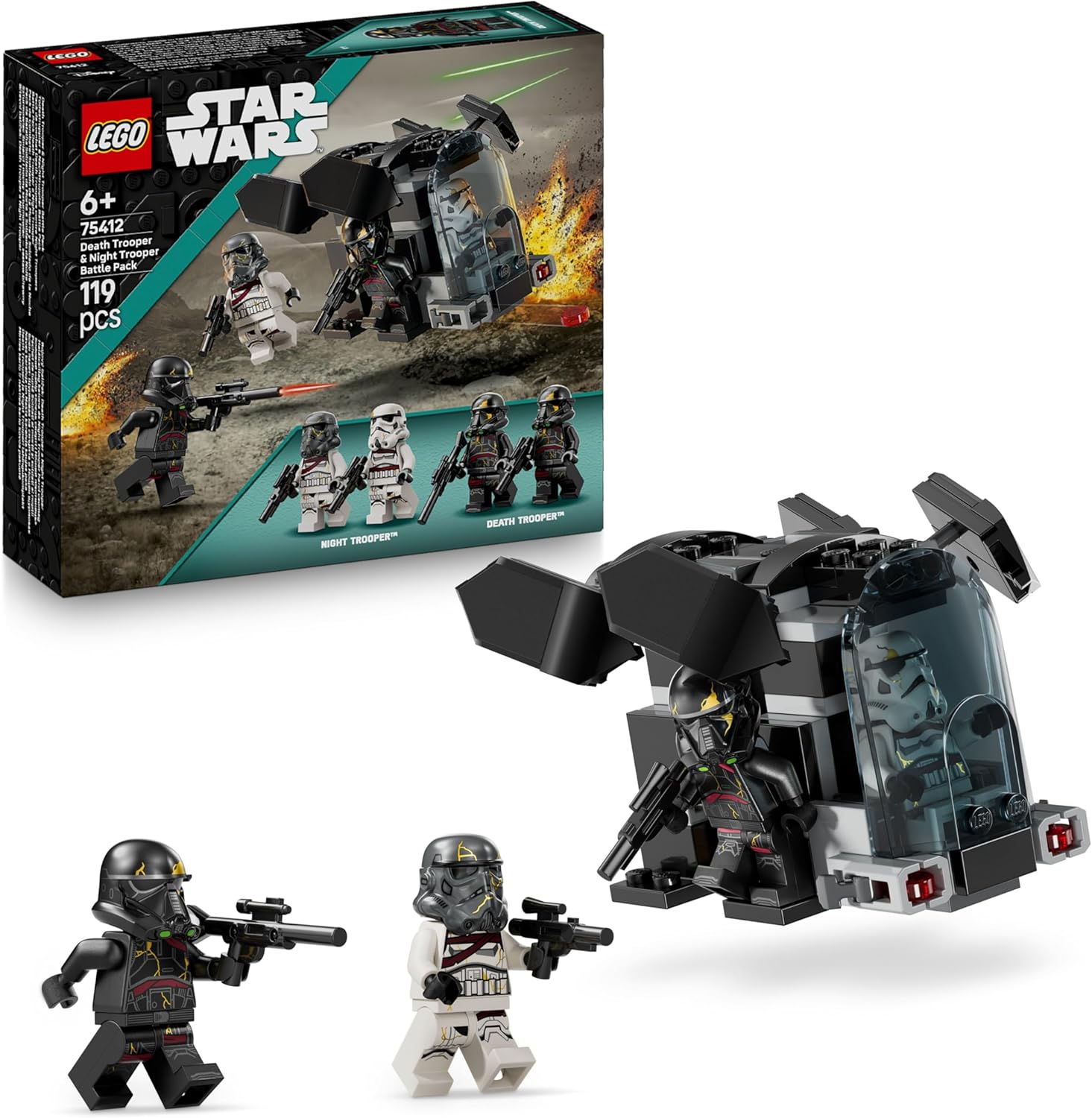 75412 Lego Star Wars - Pack de Combate Death Trooper e Night Trooper
