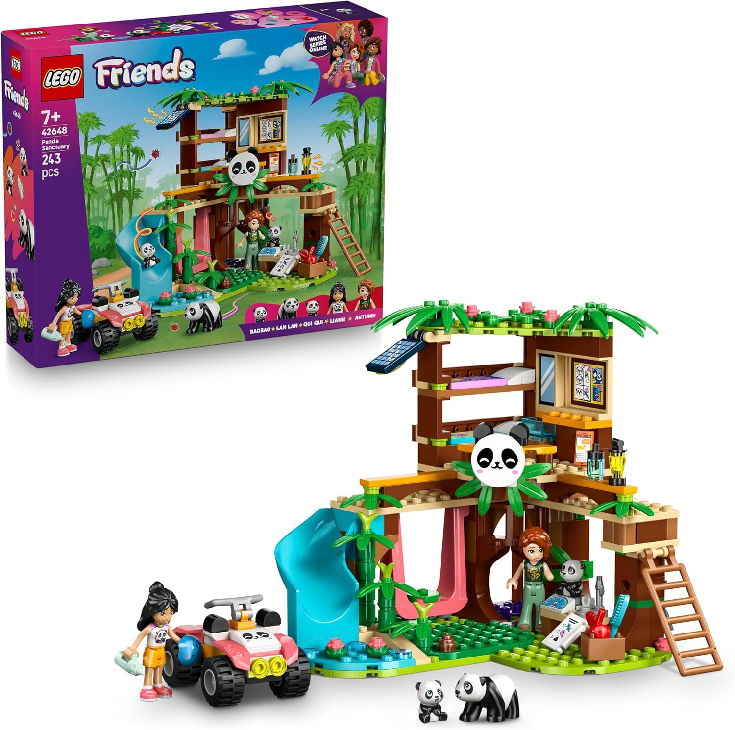 42648 Lego Friends - Cuidando Dos Animais No Santuário Dos Pandas