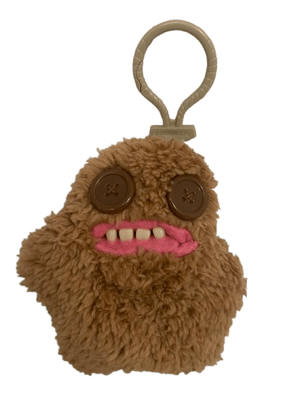 Fuggler - Chaveiro Monstro Key Rings 13cm - Sir Splodge-A-Lot (marrom com Botões)